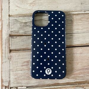 Loopy Navy Polka Dot iPhone 12/12 pro case